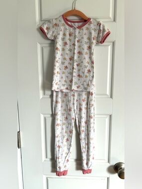 Milkberry Bamboo Pajamas 2pc Set Size 3T Soft Stretchy Sleepwear